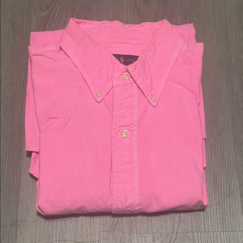 Ralph Lauren button down shirt. Size large.